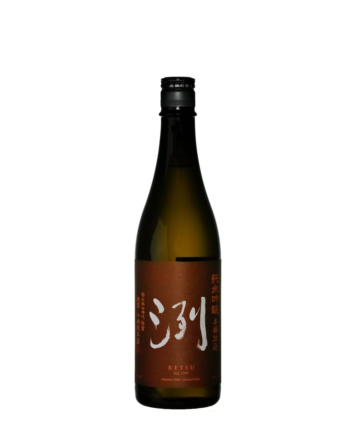 Retsu Junmai Ginjo Kioke Kameno-O (Cedertræs fad) - Manaka Sake